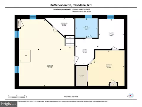 Floorplan - 8475 Sexton Rd, Pasadena, MD 21122 photo 3 of 3