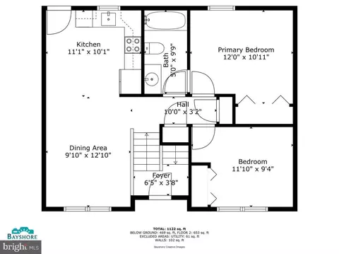 Floorplan - 6040 Shady Side Rd, Shady Side, MD 20764 photo 2 of 3