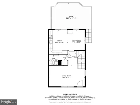 Floorplan - 1218 Holmespun Dr, Pasadena, MD 21122 photo 3 of 4