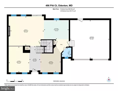 Floorplan - 496 Pitt Ct, Odenton, MD 21113 photo 1 of 3