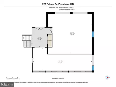 Floorplan - 220 Falcon Dr, Pasadena, MD 21122 photo 1 of 3