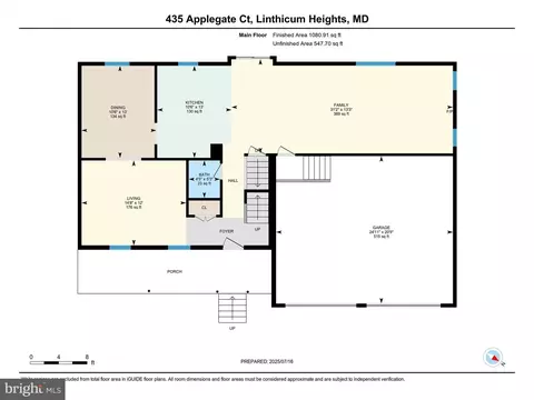 Floorplan - 435 Applegate Ct, Linthicum, MD 21090 photo 1 of 3