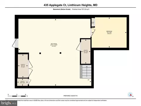 Floorplan - 435 Applegate Ct, Linthicum, MD 21090 photo 3 of 3