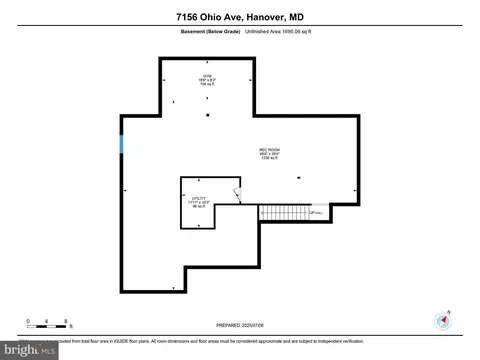 Floorplan - 7156 Ohio Ave, Hanover, MD 21076 photo 2 of 3