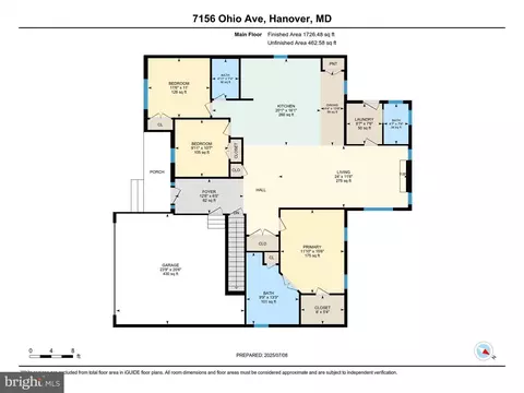 Floorplan - 7156 Ohio Ave, Hanover, MD 21076 photo 1 of 3