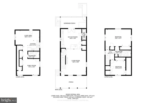 Floorplan - 1718 Quantico Rd, Edgewater, MD 21037 photo 1 of 1