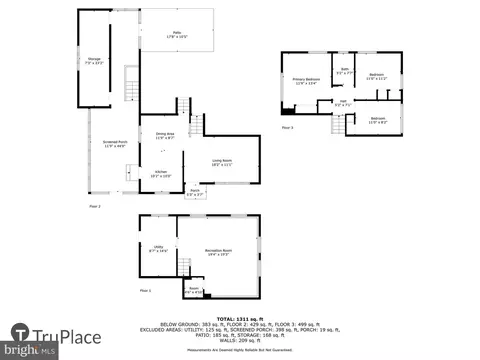 Floorplan - 529 Rita Dr, Odenton, MD 21113 photo 1 of 4