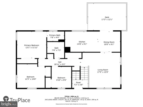 Floorplan - 1195 Highview Dr, Annapolis, MD 21409 photo 1 of 2