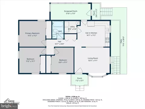Floorplan - 17 A Elliott Rd, Annapolis, MD 21403 photo 2 of 3