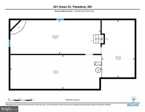 Floorplan - 301 Green Dr, Pasadena, MD 21122 photo 2 of 3