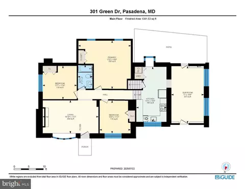 Floorplan - 301 Green Dr, Pasadena, MD 21122 photo 1 of 3