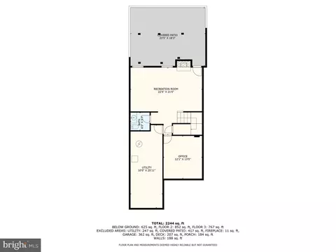 Floorplan - 854 Thicket Ct, Odenton, MD 21113 photo 3 of 4