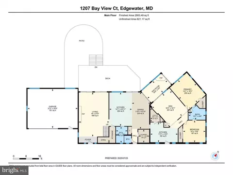 Floorplan - 1207 Bay View Ct, Edgewater, MD 21037 photo 2 of 3