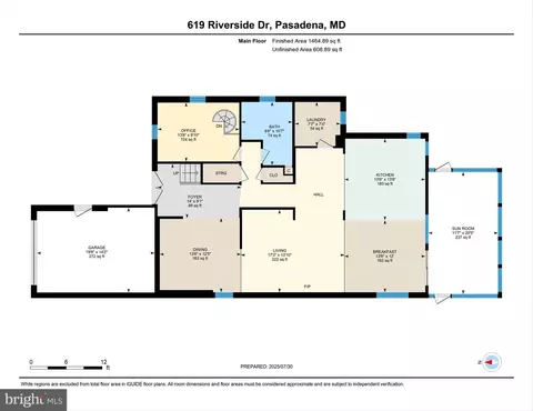 Floorplan - 619 Riverside Dr, Pasadena, MD 21122 photo 1 of 6