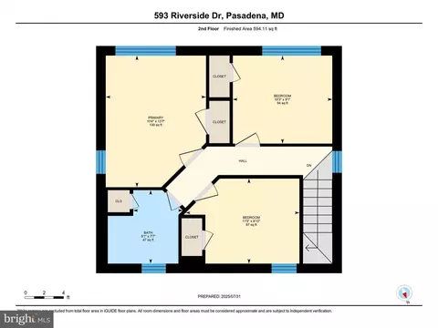 Floorplan - 593 Riverside Dr, Pasadena, MD 21122 photo 5 of 6