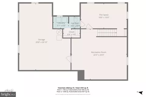 Floorplan - 331 Old Line Ave, Laurel, MD 20724 photo 2 of 3