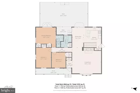 Floorplan - 331 Old Line Ave, Laurel, MD 20724 photo 1 of 3