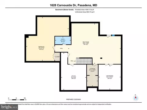 Floorplan - 1628 Carnoustie Dr, Pasadena, MD 21122 photo 6 of 6