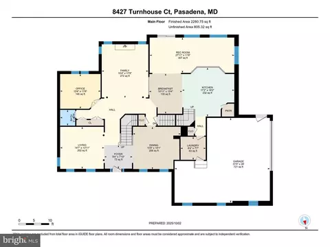Floorplan - 8427 Turnhouse Ct, Pasadena, MD 21122 photo 1 of 3
