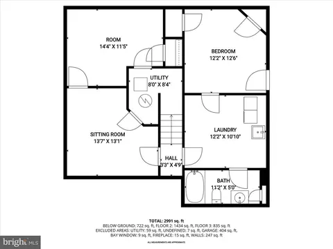 Floorplan - 7911 Red Globe Ct, Severn, MD 21144 photo 3 of 4