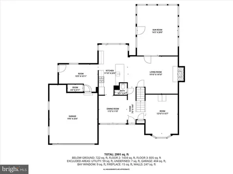 Floorplan - 7911 Red Globe Ct, Severn, MD 21144 photo 1 of 4
