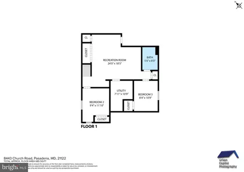 Floorplan - 8443 Church Rd, Pasadena, MD 21122 photo 3 of 7