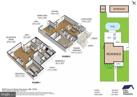 Floorplan - 8443 Church Rd, Pasadena, MD 21122 photo 2 of 7