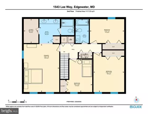 Floorplan - 1543 Lee Way, Edgewater, MD 21037 photo 2 of 3