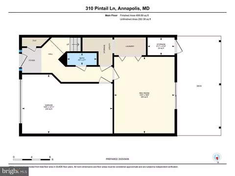 Floorplan - 310 Pintail Ln, Annapolis, MD 21409 photo 2 of 4