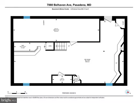 Floorplan - 7880 Belhaven Ave, Pasadena, MD 21122 photo 3 of 3