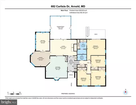 Floorplan - 682 Carlisle Dr, Arnold, MD 21012 photo 2 of 4