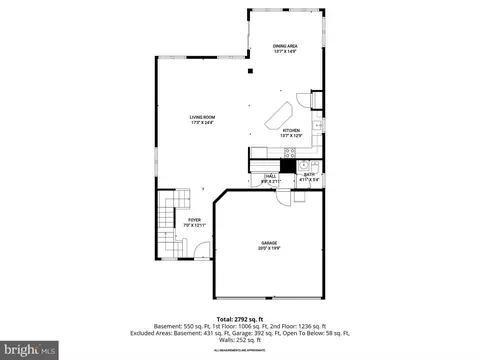 Floorplan - 8143 Ridgely Loop, Severn, MD 21144 photo 1 of 4