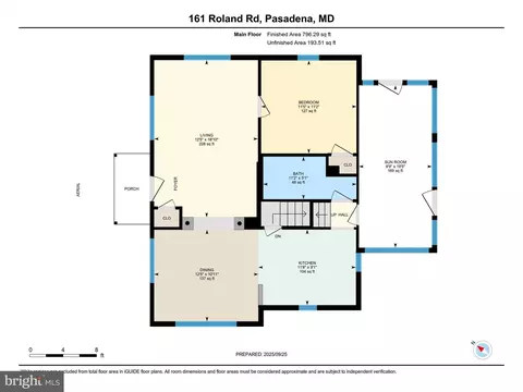 Floorplan - 161 Roland Rd, Pasadena, MD 21122 photo 1 of 4