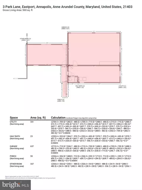 Floorplan - 3 Park Ln, Annapolis, MD 21403 photo 7 of 7