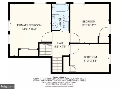 Floorplan - 530 Rita Dr, Odenton, MD 21113 photo 2 of 5
