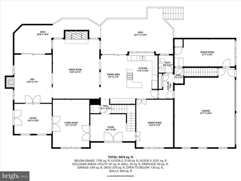 Floorplan - 100 Asquithoaks Ln, Arnold, MD 21012 photo 1 of 4