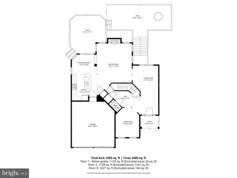 Floorplan - 122 Farmbrook Ln, Hanover, MD 21076 photo 2 of 6