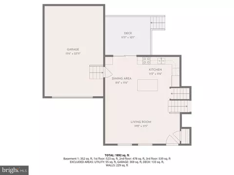 Floorplan - 7428 Hawkins Dr, Hanover, MD 21076 photo 3 of 5