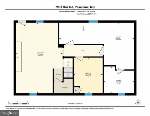 Floorplan - 7963 Oak Rd, Pasadena, MD 21122 photo 2 of 3