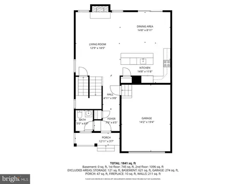 Floorplan - 314 Caldwell Rd, Pasadena, MD 21122 photo 2 of 4