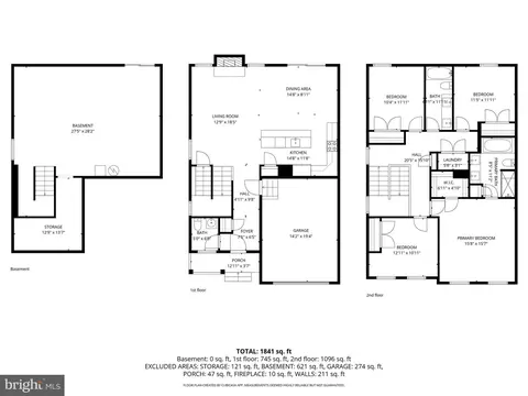Floorplan - 314 Caldwell Rd, Pasadena, MD 21122 photo 1 of 4