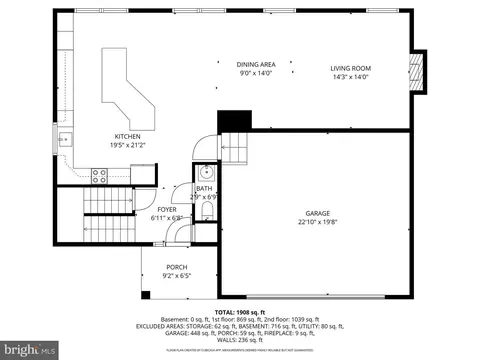 Floorplan - 312 Caldwell Rd, Pasadena, MD 21122 photo 2 of 4