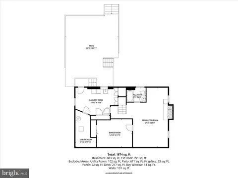Floorplan - 7403 Locust Dr, Hanover, MD 21076 photo 3 of 3