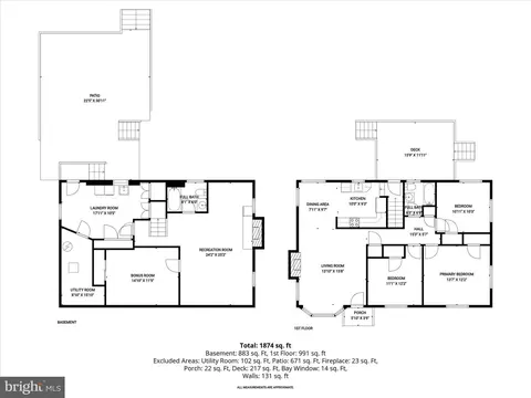 Floorplan - 7403 Locust Dr, Hanover, MD 21076 photo 1 of 3
