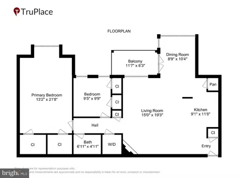 Floorplan - 717 Deering Rd #5L, Pasadena, MD 21122 photo 1 of 1