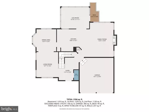 Floorplan - 1590 Chapman Rd, Crofton, MD 21114 photo 1 of 4