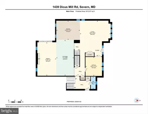 Floorplan - 1439 Dicus Mill Rd, Severn, MD 21144 photo 5 of 9