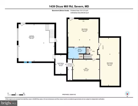 Floorplan - 1439 Dicus Mill Rd, Severn, MD 21144 photo 8 of 9