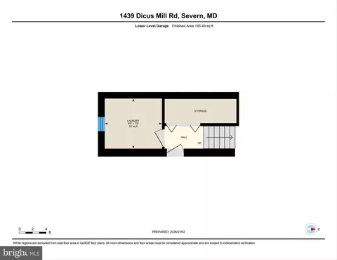 Floorplan - 1439 Dicus Mill Rd, Severn, MD 21144 photo 9 of 9
