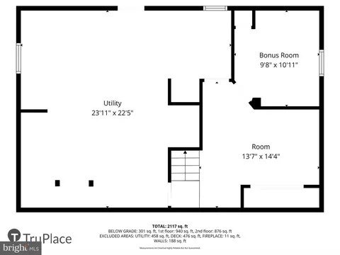 Floorplan - 1207 Hampton Rd, Annapolis, MD 21409 photo 2 of 3